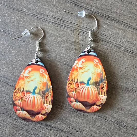 Autumn Pumpkin Earrings