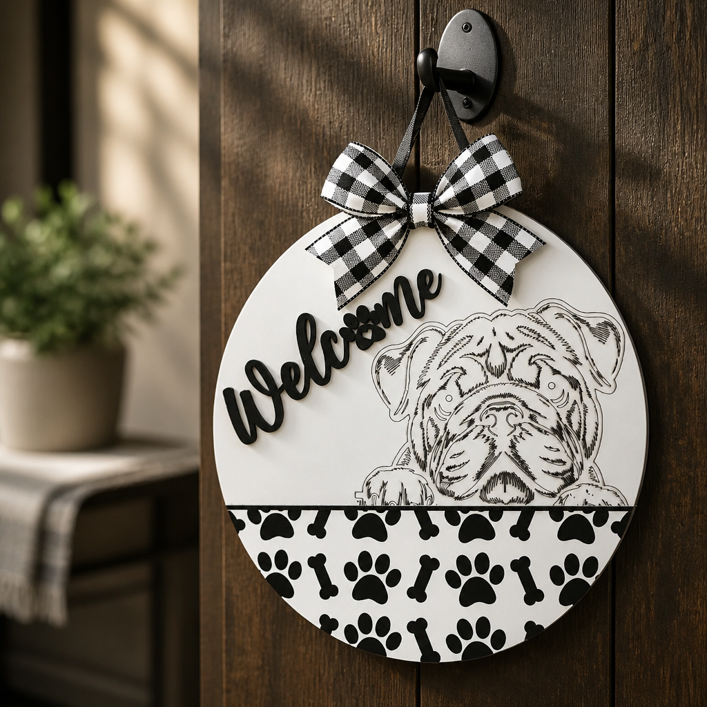 Custom Pet Welcome Sign