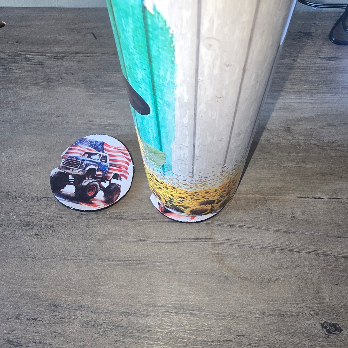 Patriotic Monster Truck Car Coasters