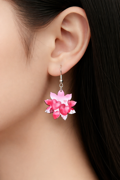 Sweetheart Petal Dangles