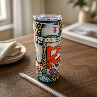 Nurse Life 20oz Stainless Steel Tumbler