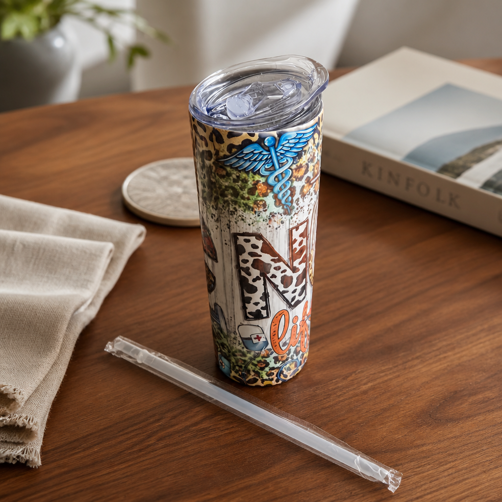 Nurse Life 20oz Stainless Steel Tumbler