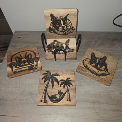 Boston Terrier Coasters