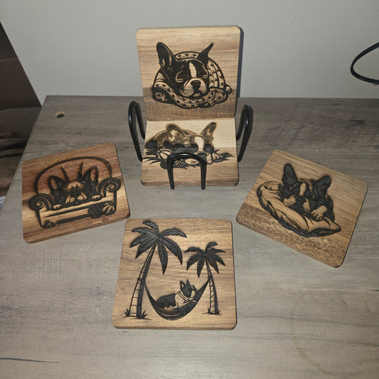 Boston Terrier Coasters