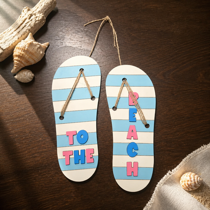 Coastal Flip-Flop Beach Hanger