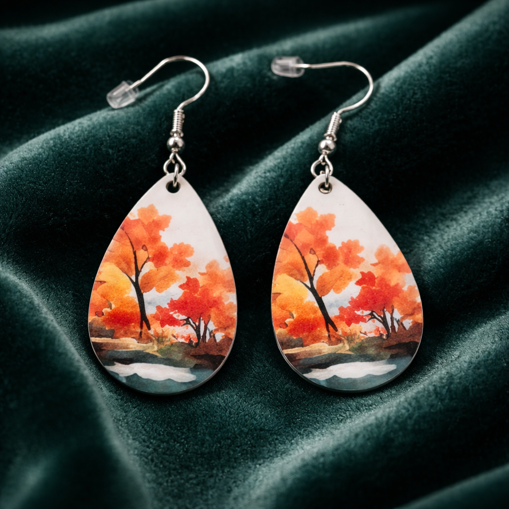 Maple Sunset Teardrops