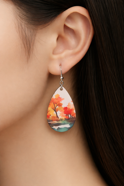 Maple Sunset Teardrops