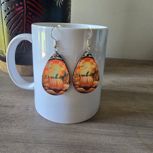 Autumn Pumpkin Earrings